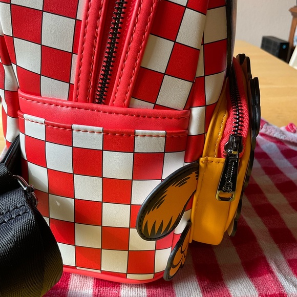 🍕🎒🍕 LOUNGEFLY LASAGNA GARRFIELD BACKPACK 🍕🎒🍕 NWT 🍕 - Picture 12 of 16